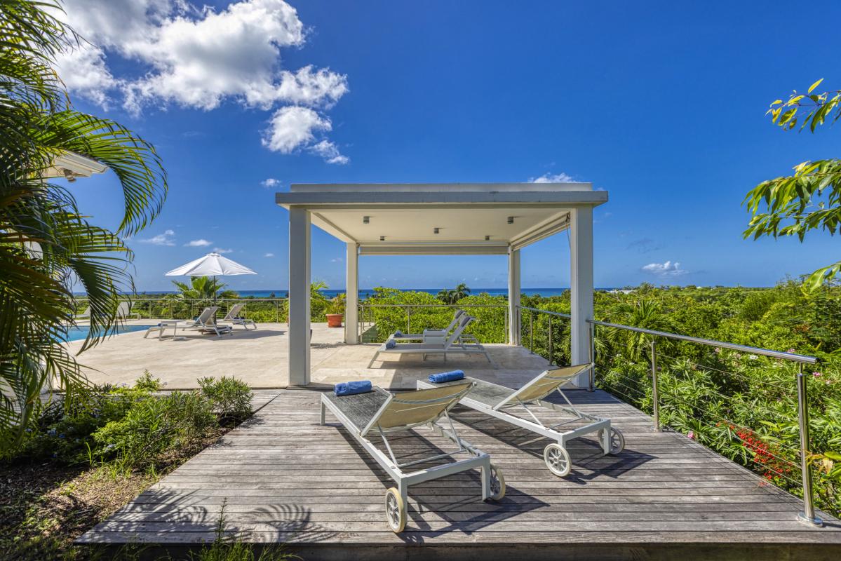 7.Location villa Oceane Terres Basses Saint Martin - Vue mer